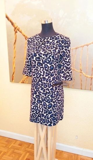 Vestido Sfera Animal Print Talla S, nuevo