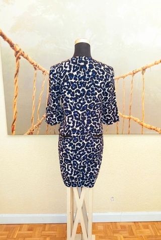 Vestido Sfera Animal Print Talla S, nuevo