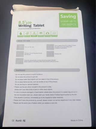 Tavoletta grafica per appunti