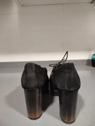 Zapatos de ante negros