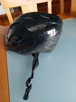 Casco Bicicleta Rockrider Negro