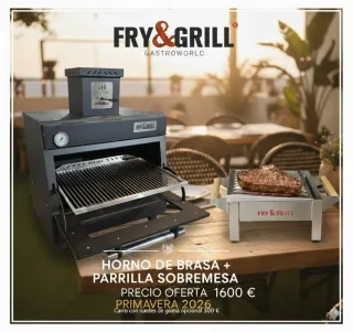 Horno de Brasa + Parrilla Sobremesa