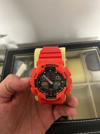 Reloj Casio G-Shock Rojo y Negro