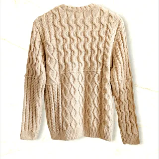 Maglione Trecce Panna / Cable Knit Sweater Cream -
