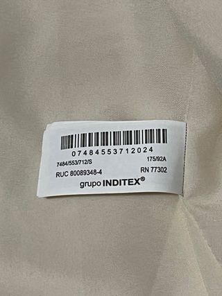 Sobrecamisa Zara Boxy Beige