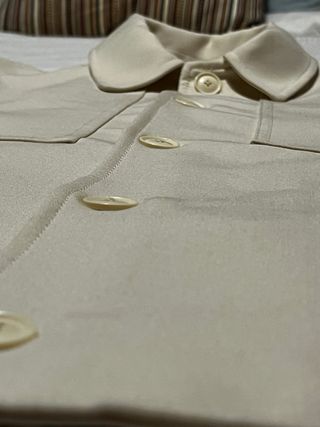 Sobrecamisa Zara Boxy Beige