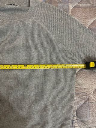 Jersey Algodón Zara Gris