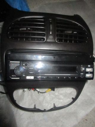 Marco consola aire radio Peugeot 206