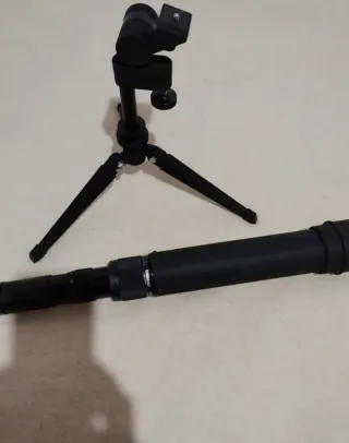 Telescopio Tasco con trípode nunka se usó.