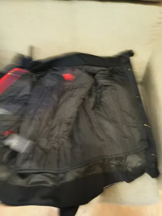 Chaqueta Moto Dainese Negra y Blanca