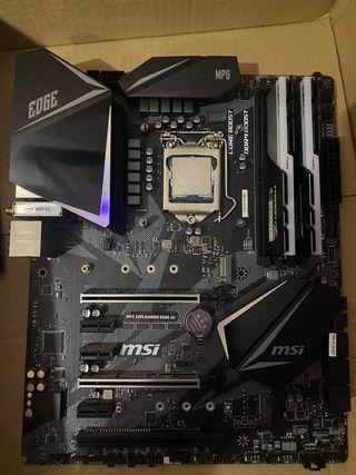 I9 9900K + MSI Z390 EDGE AC + 32GB RAM 2x16 3600Mz