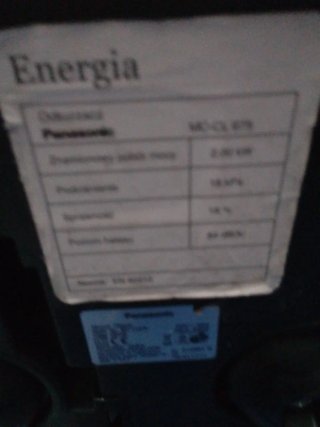 Aspirador Panasonic MC-CL875 Poco Uso