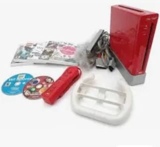 Consola Nintendo Wii Roja + Juegos