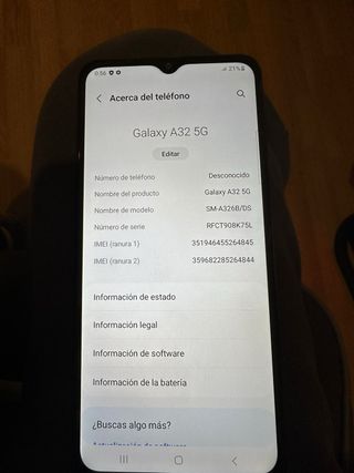 Samsung Galaxy A32 5G Negro