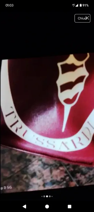 Borsa Trussardi donna borgogna