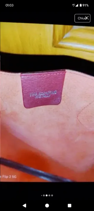 Borsa Trussardi donna borgogna