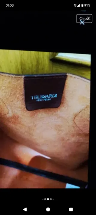 Borsa Trussardi donna borgogna