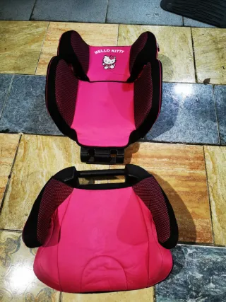 Silla de coche Hello Kitty rosa