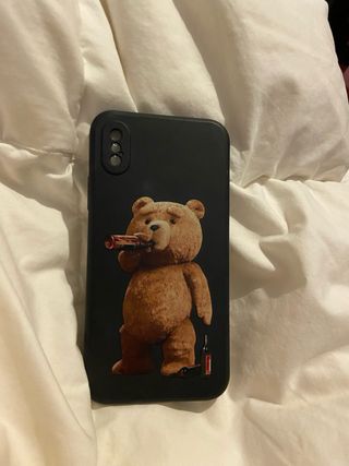 Funda iPhone XS con diseño de oso Ted