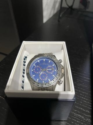 Reloj Skechers Cronógrafo Azul y Plateado