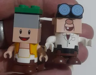 Lote 4 figuras Lego + motor eléctrico