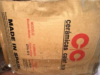 9 unidades de Baldosa/Repisa/Vierte aguas/Rachola