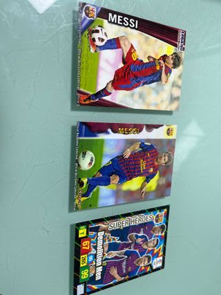 Lote de cromos de Messi