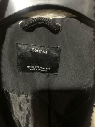 Giacca Bershka nera e viola