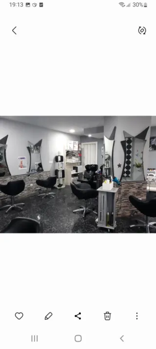 Mobiliario de peluquería moderno