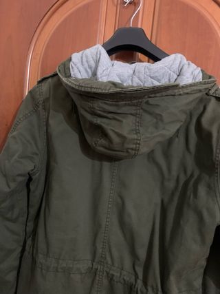 Parka Sottotono Verde Oliva Taglia XL