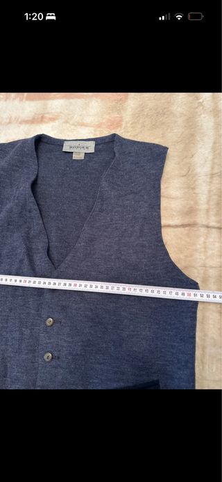 Chaleco BOGGI Talla L Azul