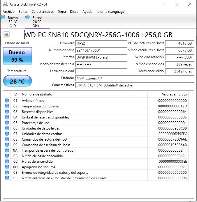 D14- LyP - Disco duro SSD M.2 NVMe WD 256GB afbeelding 4
