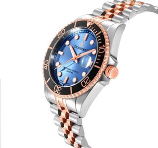 SUPER OFERTA Automático TecnoTempo Azul y Dorado