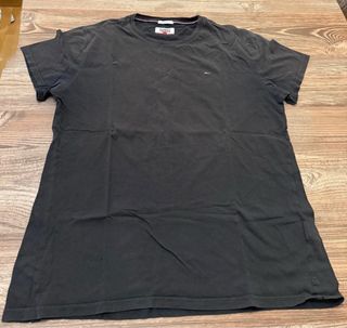 Camiseta negra Tommy Hilfiger hombre talla L