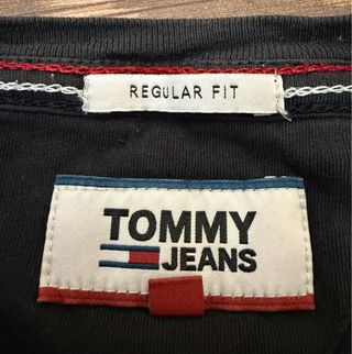 Camiseta negra Tommy Hilfiger hombre talla L