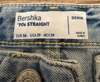 Pantalón vaquero Bershka hombre talla 36