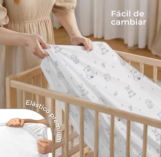 Lenzuola per culla con disegni per neonati