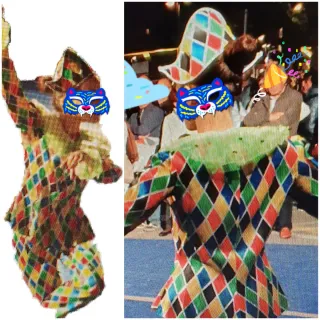 Costume Arlecchino Carnevale