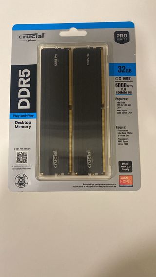 Crucial Pro DDR5 32GB (2x16GB) 6000MHz | CL48