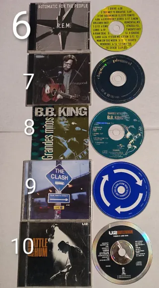 15 CDs Rock PRECIO LIQUIDACION 1 X 3€