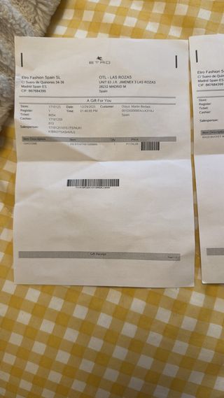 Etro Chaqueta Lana Bouclé Talla 42 NUEVA