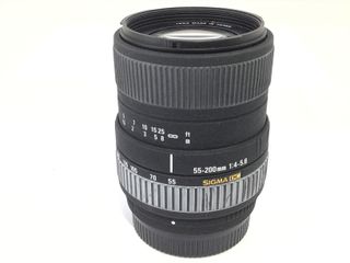 objetivos sigma sigma 55-200mm f4-5.6 dc para canon ef/ef-s