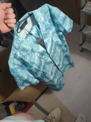 Conjunto Amiri Camiseta y Short Azul