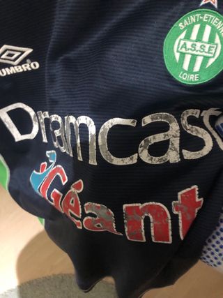 Camiseta AS Saint-Étienne 2000/01 Dreamcast retro
