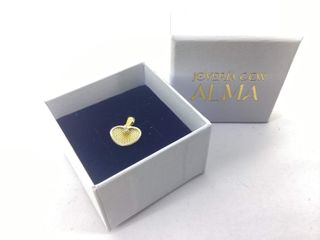 colgante oro 18k con piedra