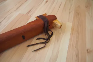 Flauta Nativa Americana Fa Bajo Doble