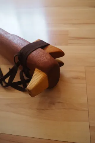 Flauta Nativa Americana Fa Bajo Doble