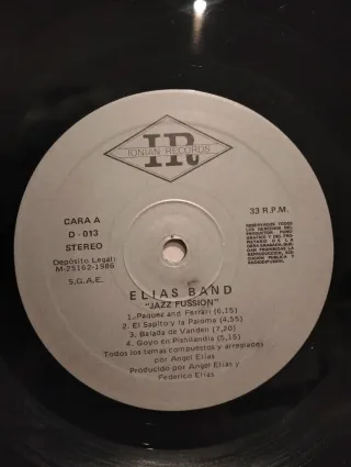 LP Elias Band - Jazz Fusion