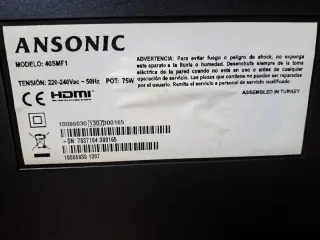 TELEVISIÓN ANSONIC 40" FULL HD (40SMF1)