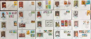 Selos e envelopes (FDC) 1° Dia - Ano Internacional